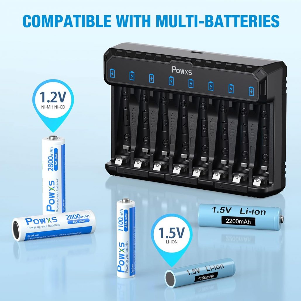 Aazon Basics 24-Pack Rechargeable AAA NiH High-Capacity Batteries